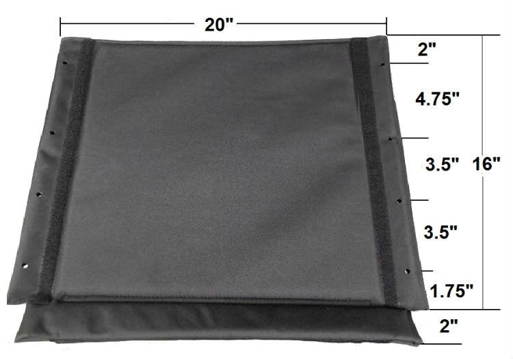 Wheelchair Adjustable Depth Upholstery