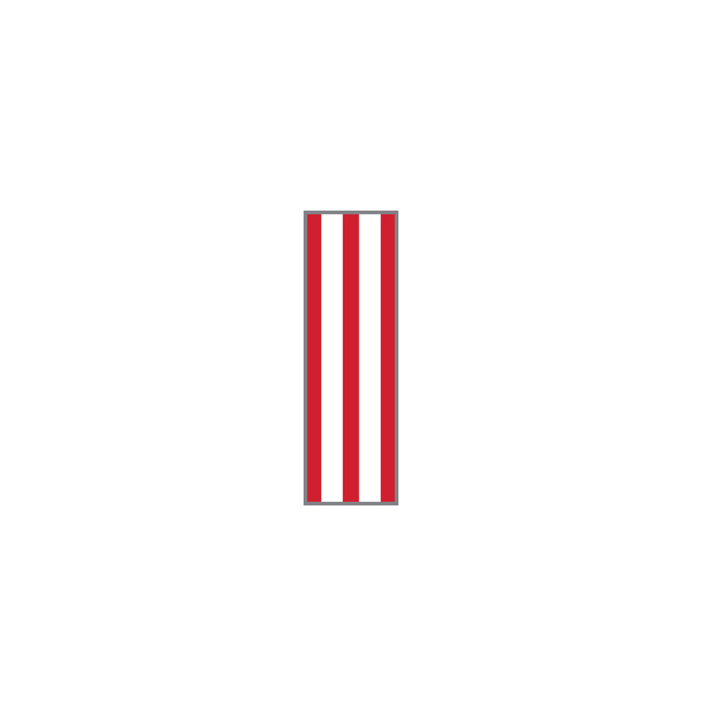 Key Surgical Sheet Tape (Red Stripes) - T-310-0104