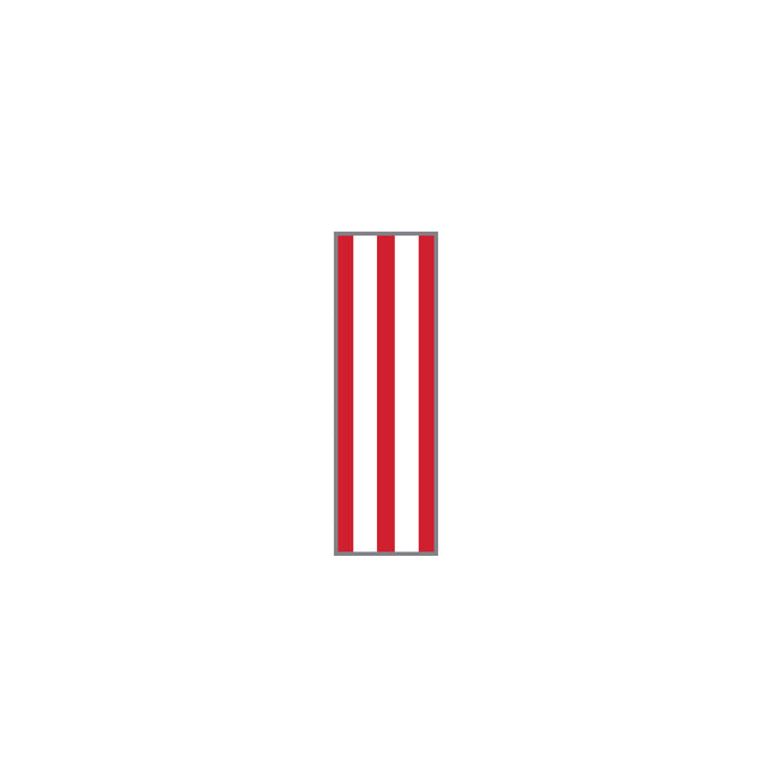Key Surgical Sheet Tape (Red Stripes) - T-310-0104