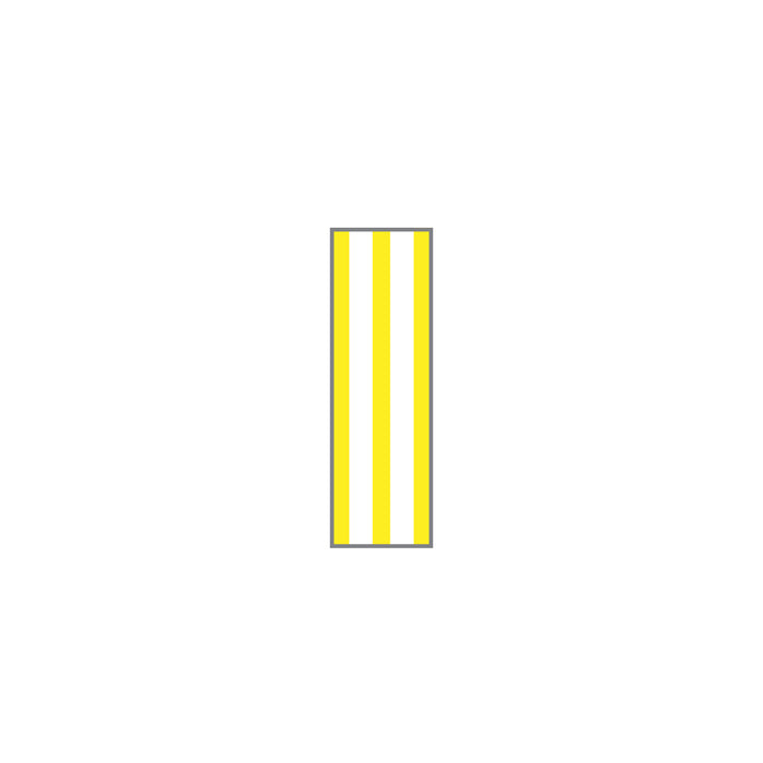 Key Surgical Sheet Tape (Yellow Stripes) - T-310-0105