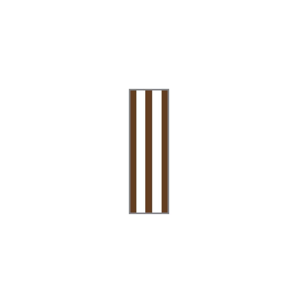 Key Surgical Sheet Tape (Brown Stripes) - T-310-0108