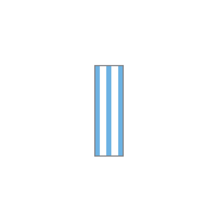 Key Surgical Sheet Tape (Light Blue Stripes) - T-310-0114