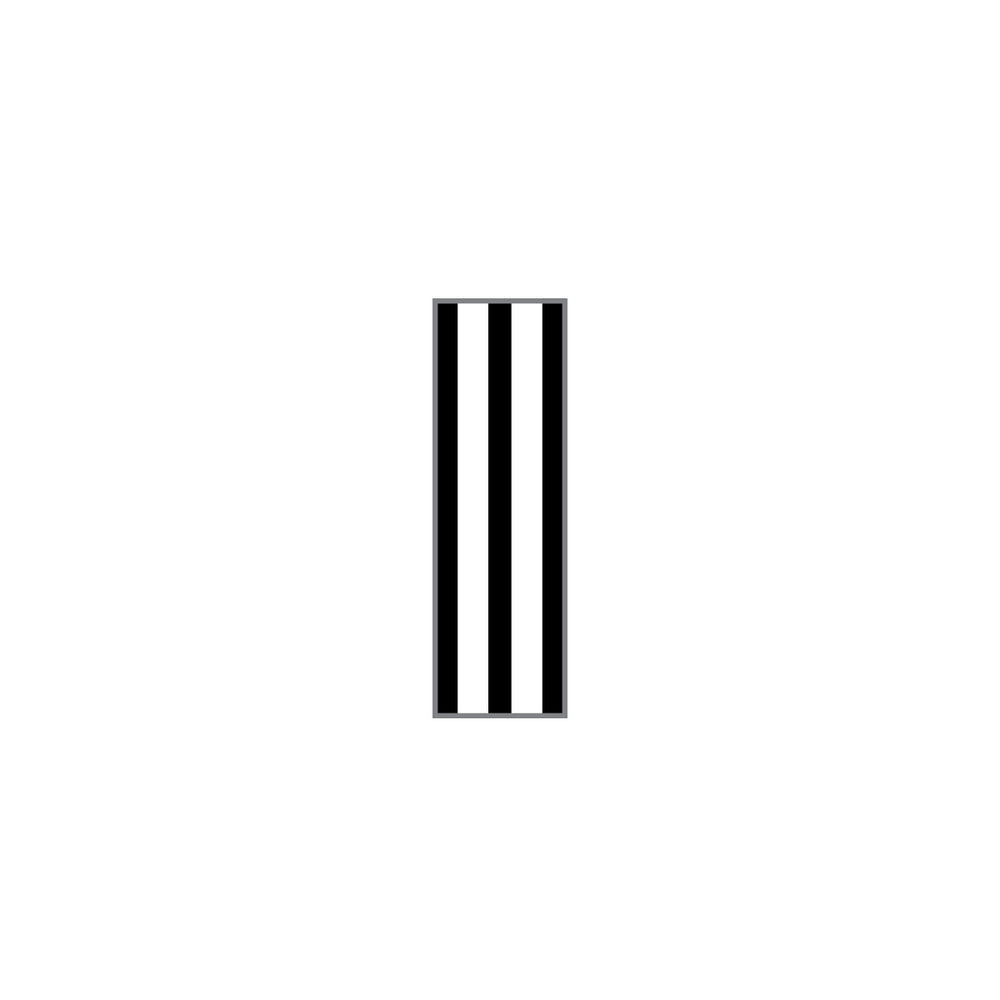 Key Surgical Sheet Tape (Black Stripes) - T-310-0901