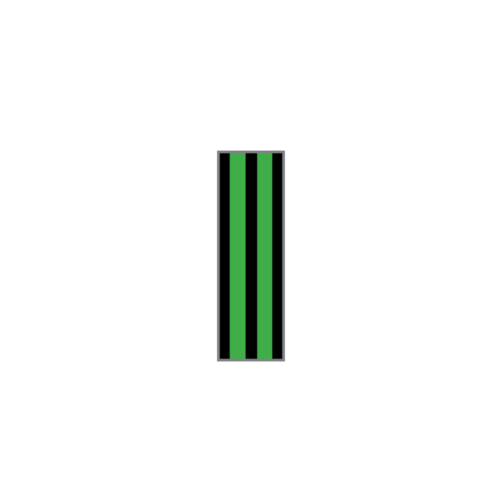 Key Surgical Sheet Tape (Lime Green Stripes) - T-310-0913