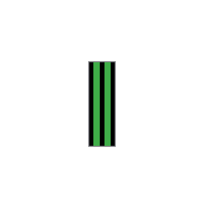 Key Surgical Sheet Tape (Lime Green Stripes) - T-310-0913