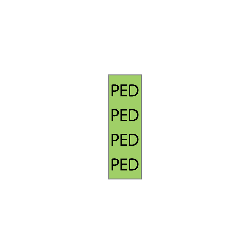 Key Surgical Sheet Tape (Lime Green-PED) - T-611-1309