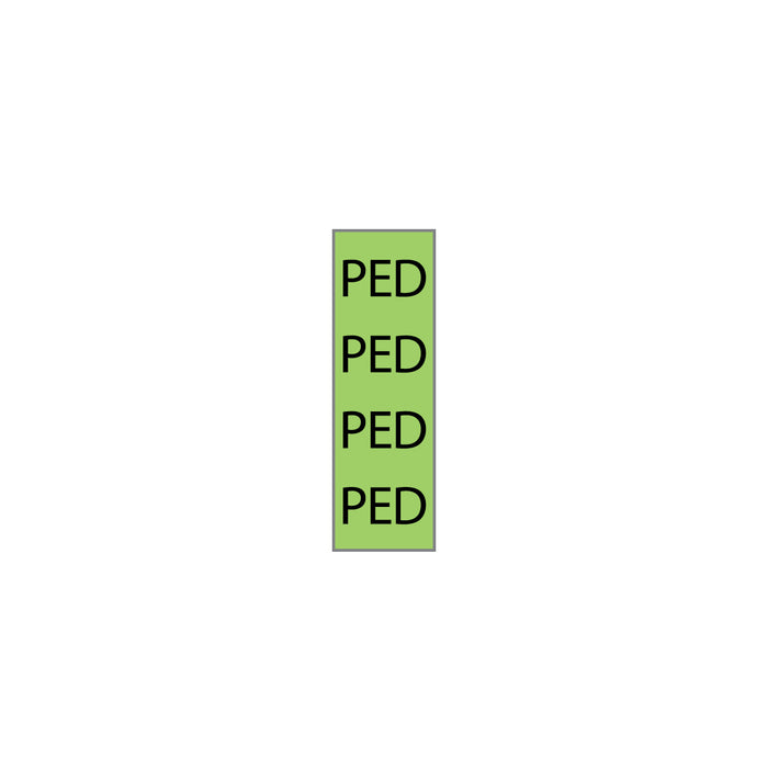 Key Surgical Sheet Tape (Lime Green-PED) - T-611-1309