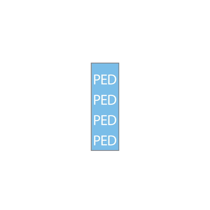 Key Surgical Sheet Tape (Light Blue-PED) - T-611-14