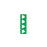 Key Surgical Sheet Tape (Green-White-HEARTS) - T-701-03