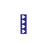Key Surgical - Pre-Printed Label Multipurpose Label Purple / White Tape Heart Patterned 1/4 Inch - T-701-06