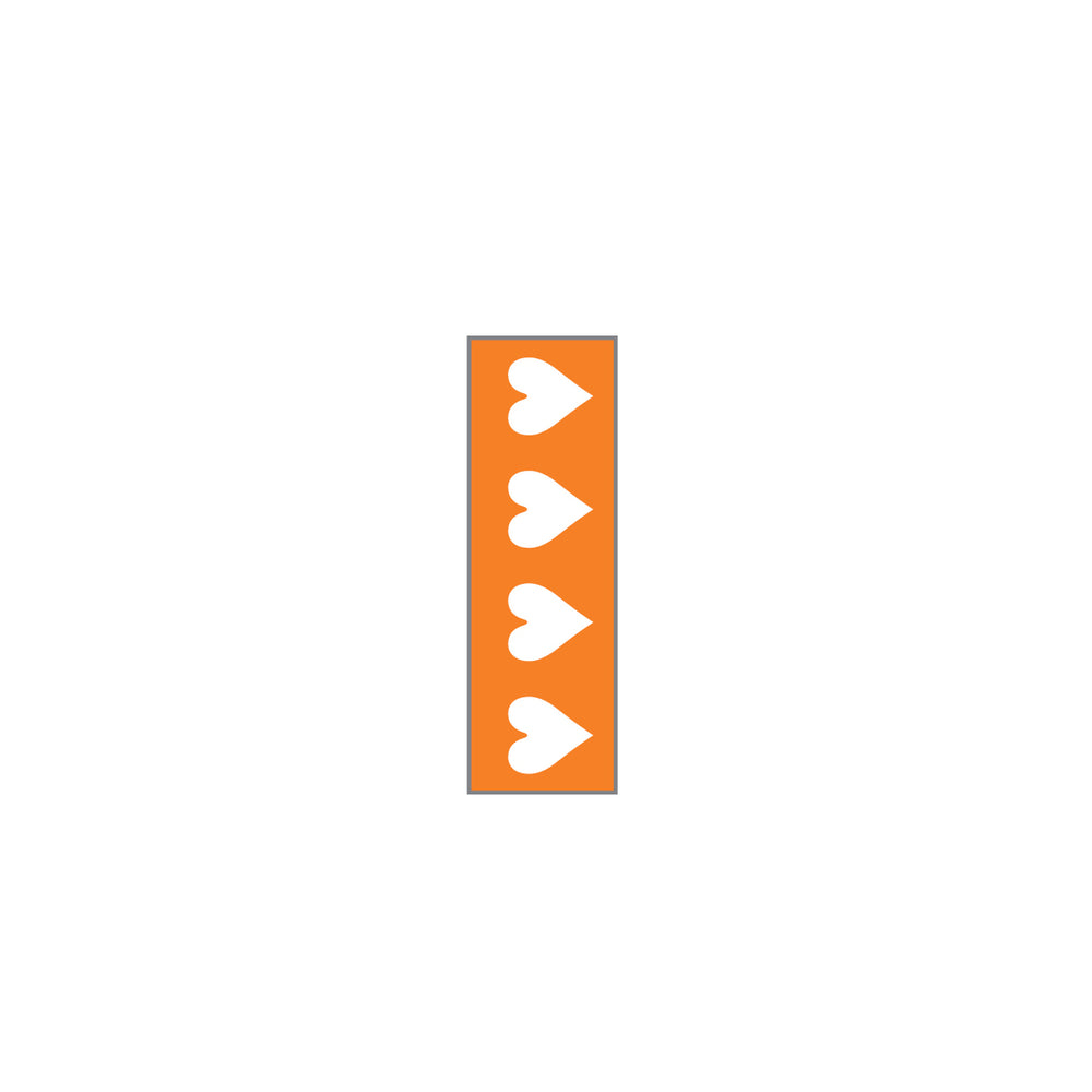 Key Surgical Sheet Tape (Orange-HEARTS) - T-701-07
