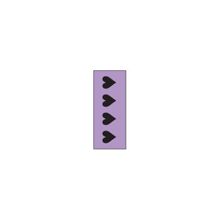 Key Surgical Sheet Tape (Lavender-HEARTS) - T-701-1509