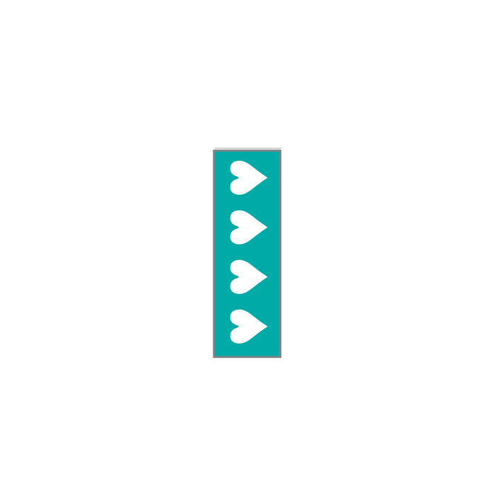 Key Surgical Sheet Tape (Emerland Green-HEARTS) - T-701-21