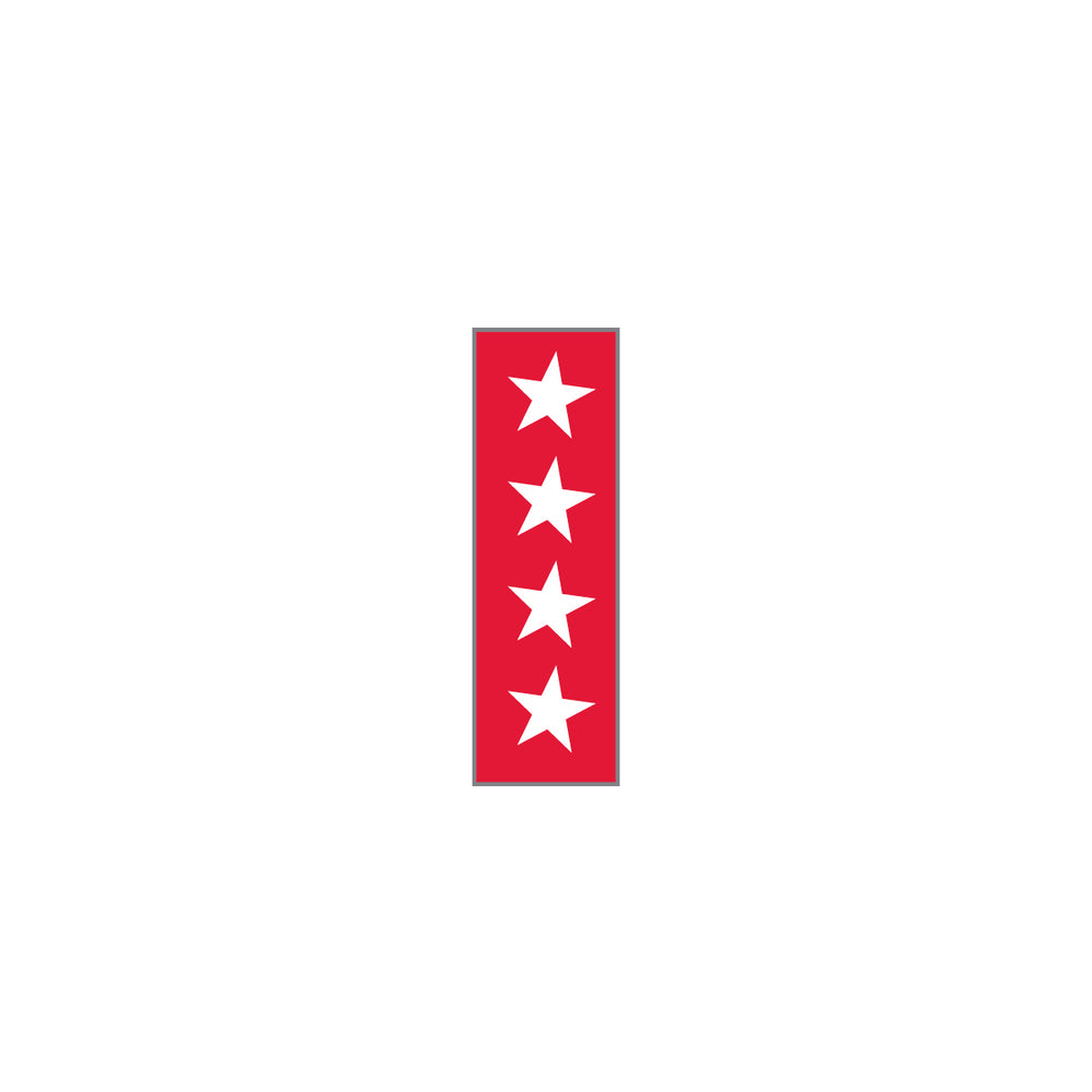 Key Surgical Sheet Tape (Red-STARS) - T-703-04