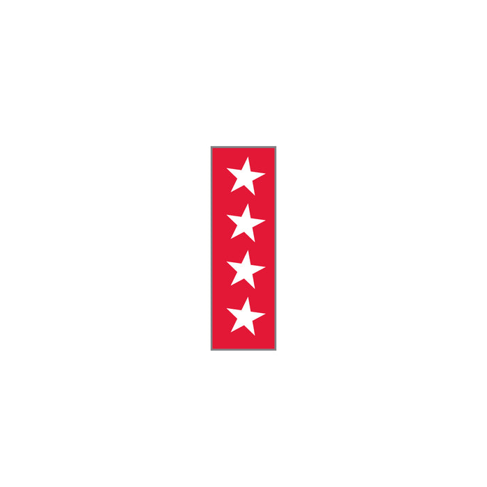 Key Surgical Sheet Tape (Red-STARS) - T-703-04