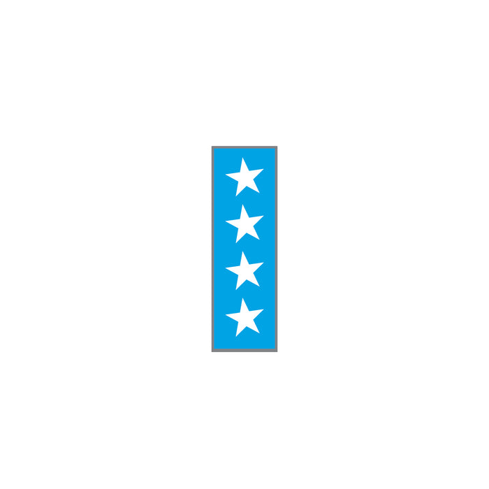 Key Surgical Sheet Tape (Medical Blue-STARS) - T-703-20