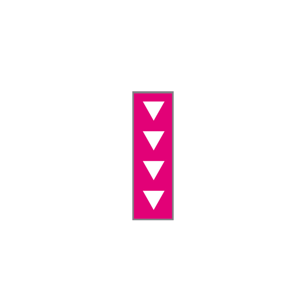 Key Surgical Sheet Tape (FUchsia-TRIANGLE) - T-705-19
