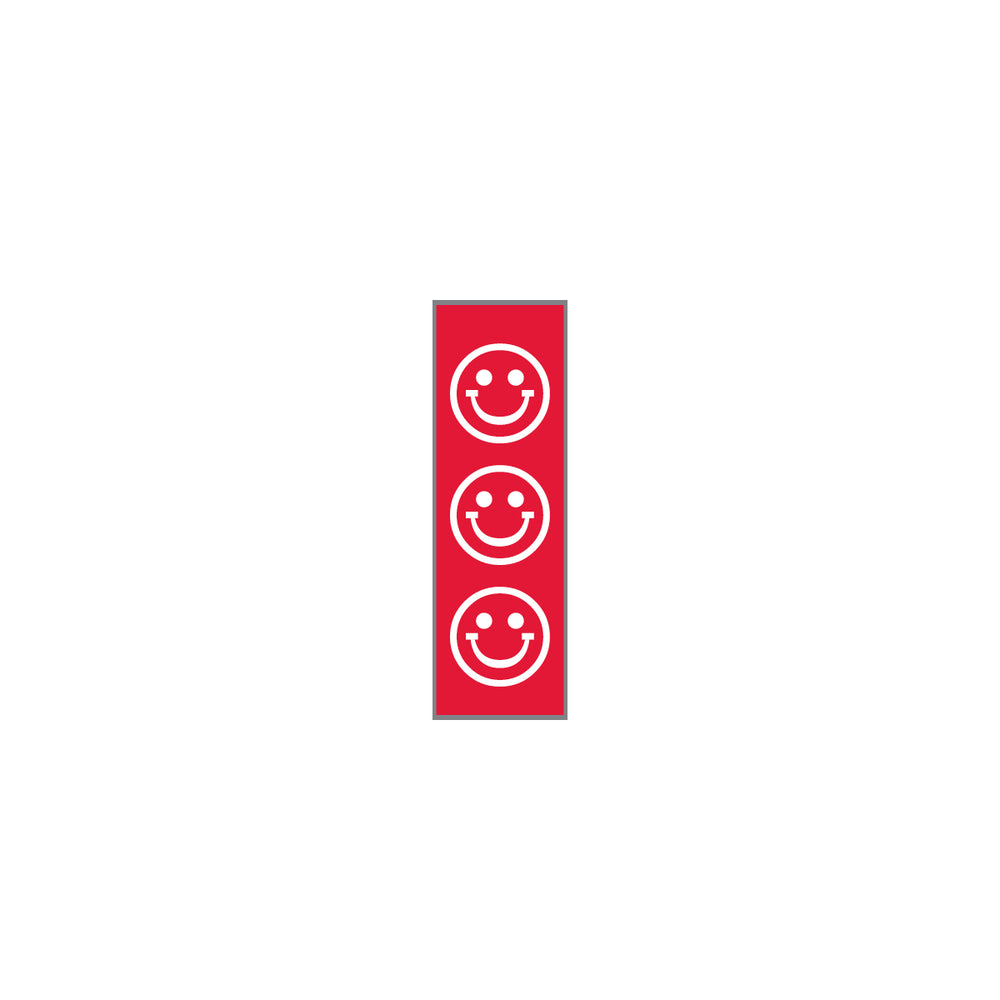 Key Surgical Sheet Tape (Red-SMILEY FACES) - T-706-04