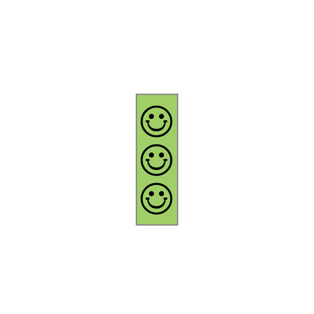 Key Surgical Sheet Tape (Lime Green-SMILEY FACES) - T-706-1309