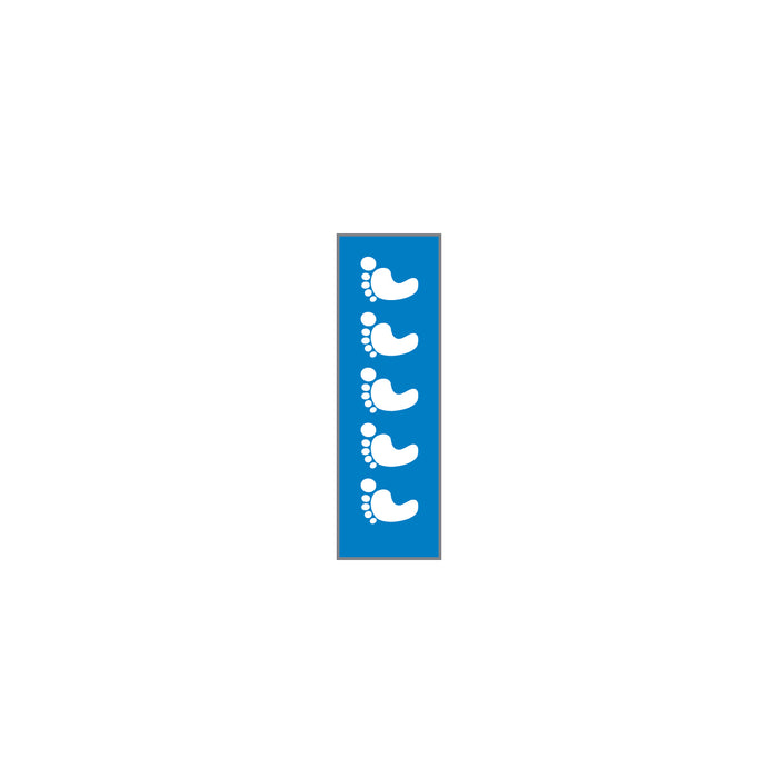 Key Surgical Sheet Tape (Blue-FOOTPRINTS) - T-713-02
