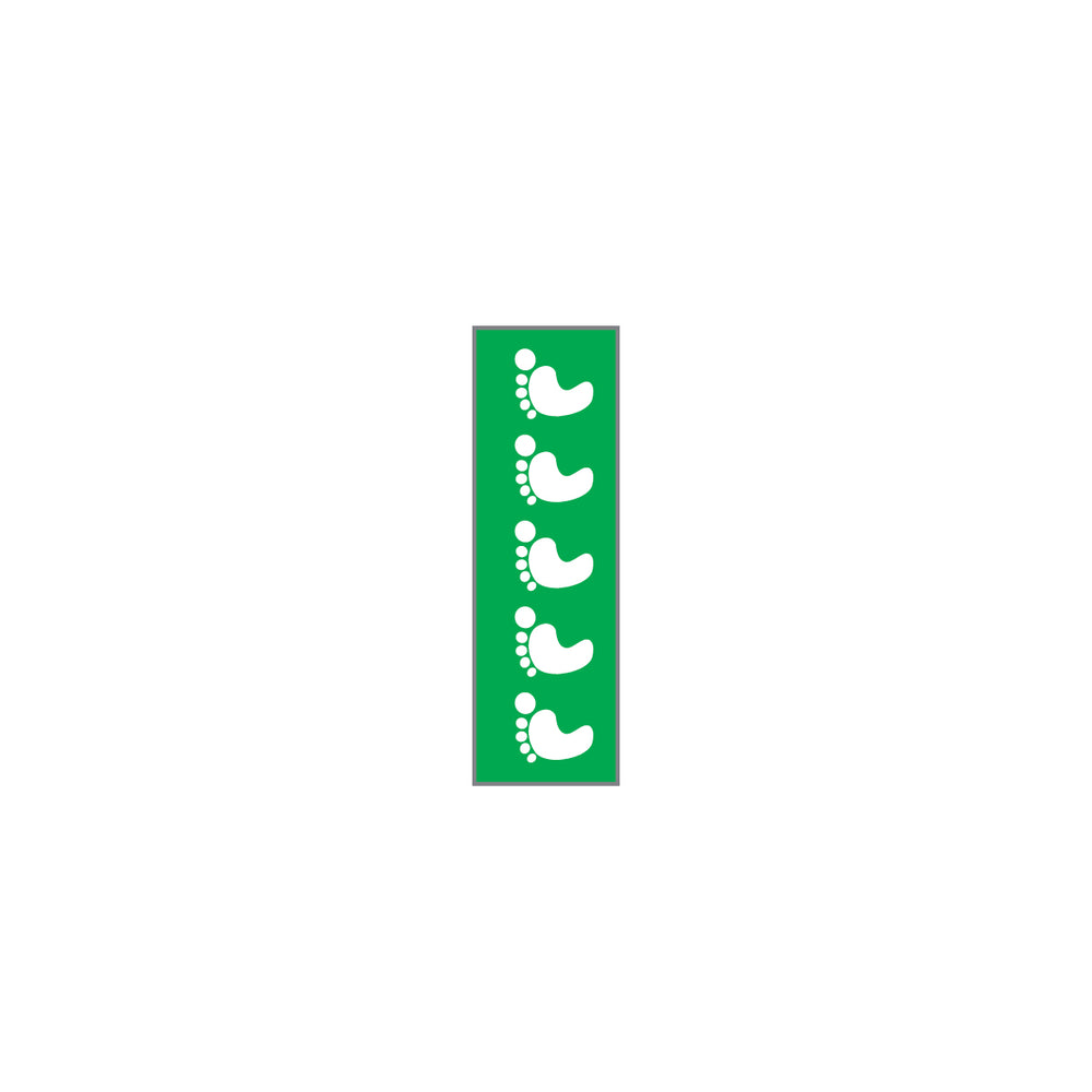 Key Surgical Sheet Tape (Green-FOOTPRINTS) - T-713-03
