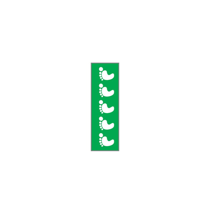 Key Surgical Sheet Tape (Green-FOOTPRINTS) - T-713-03