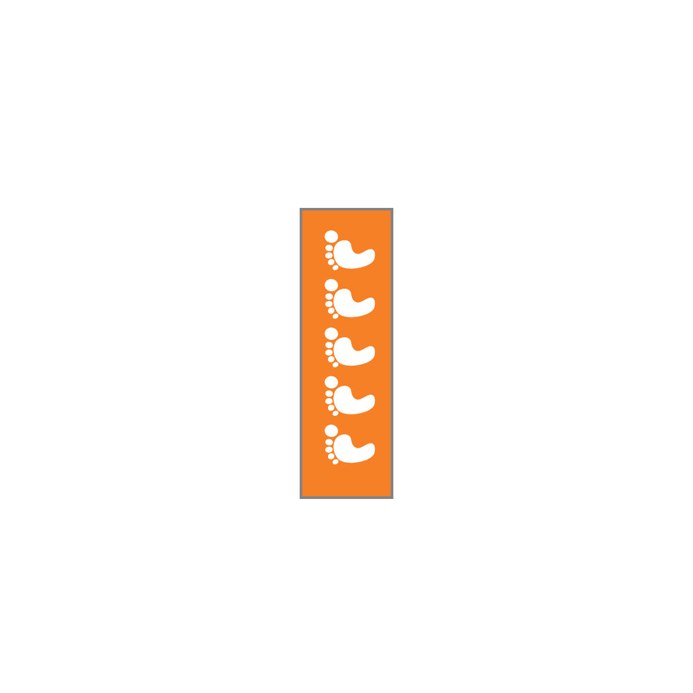 Key Surgical Sheet Tape (Orange-FOOTPRINTS) - T-713-07