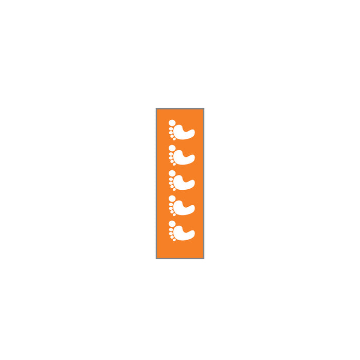 Key Surgical Sheet Tape (Orange-FOOTPRINTS) - T-713-07
