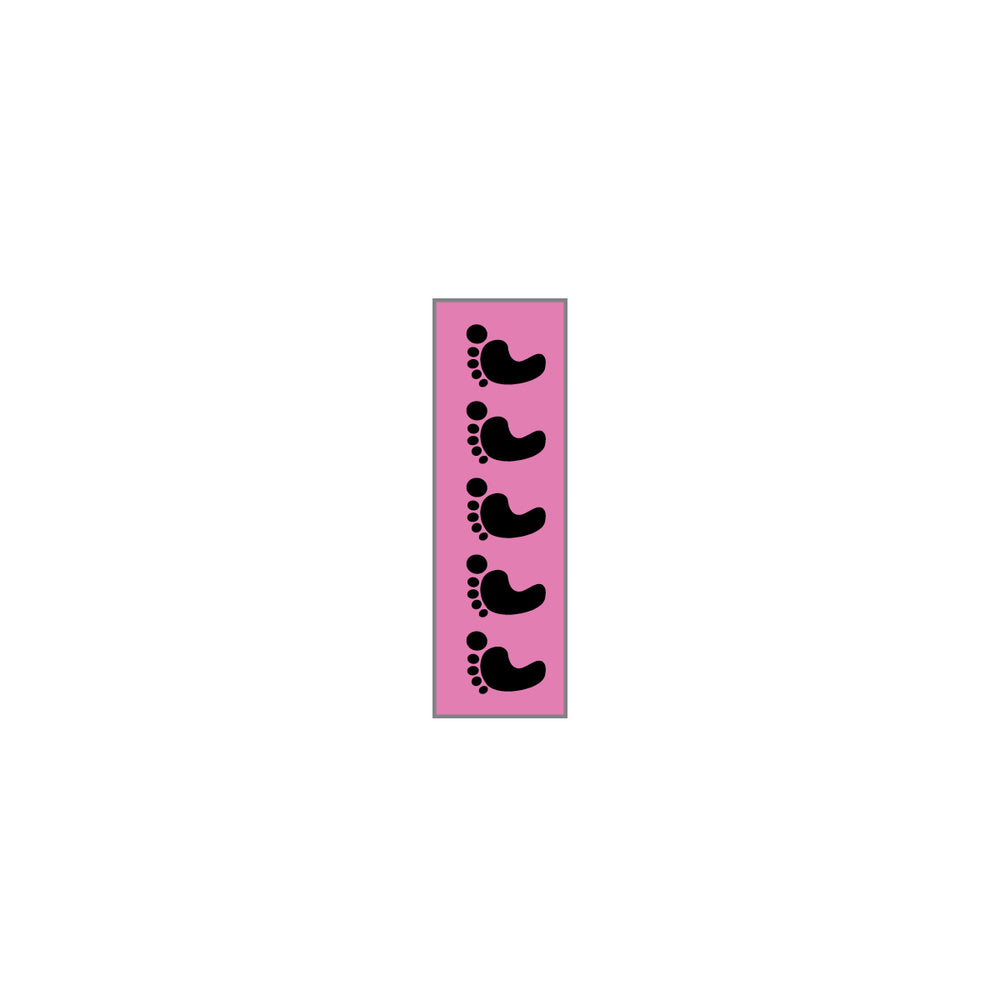 Key Surgical Sheet Tape (Pink-FOOTPRINTS) - T-713-1109
