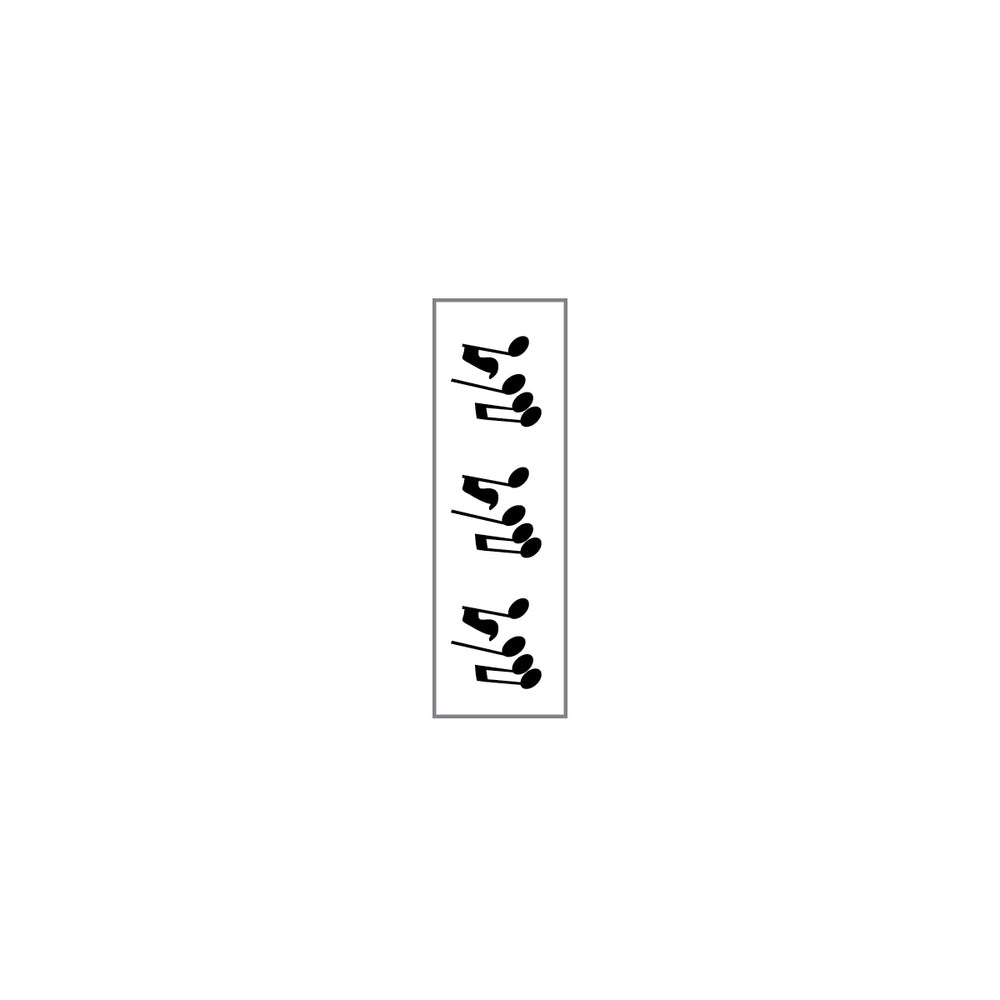 Key Surgical Sheet Tape (White-MUSIC NOTES) - T-715-0109