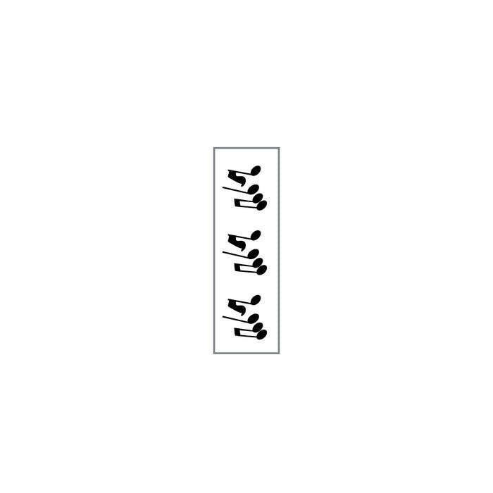 Key Surgical Sheet Tape (White-MUSIC NOTES) - T-715-0109