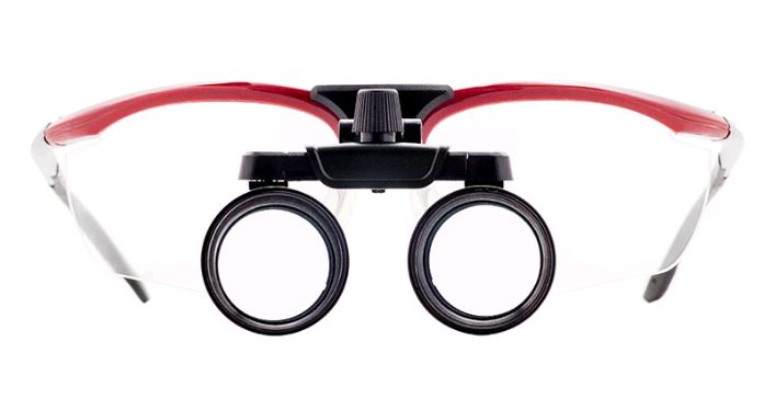 LW Scientific LOUPE, SURGICAL GALILEAN PREMIUM SHORT WIDE RED 280-380MM - LPM-P35S-3307
