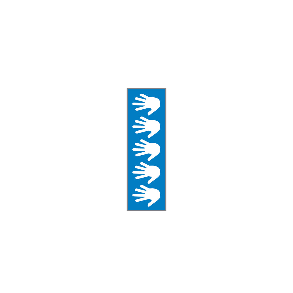 Key Surgical Sheet Tape (Blue-HANDPRINTS) - T-720-02