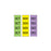 Key Surgical Sheet Tape (Lime Green-OCT/Yellow-NOV/Lavender-DEC) - T-904-01