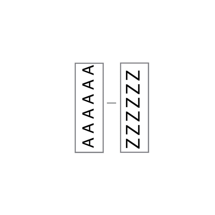Key Surgical Sheet Tape (White-ALPHABET) - T-910-0109