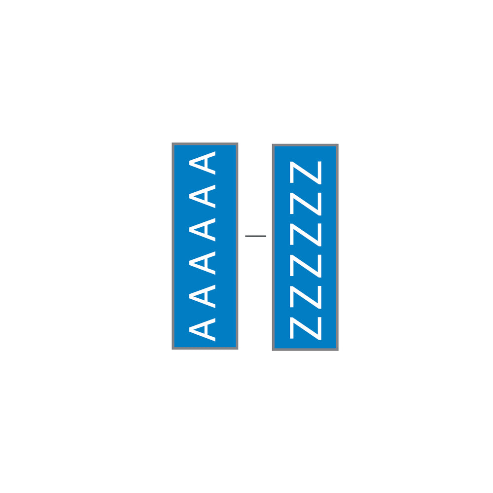 Key Surgical Sheet Tape (Blue-ALPHABET) - T-910-02