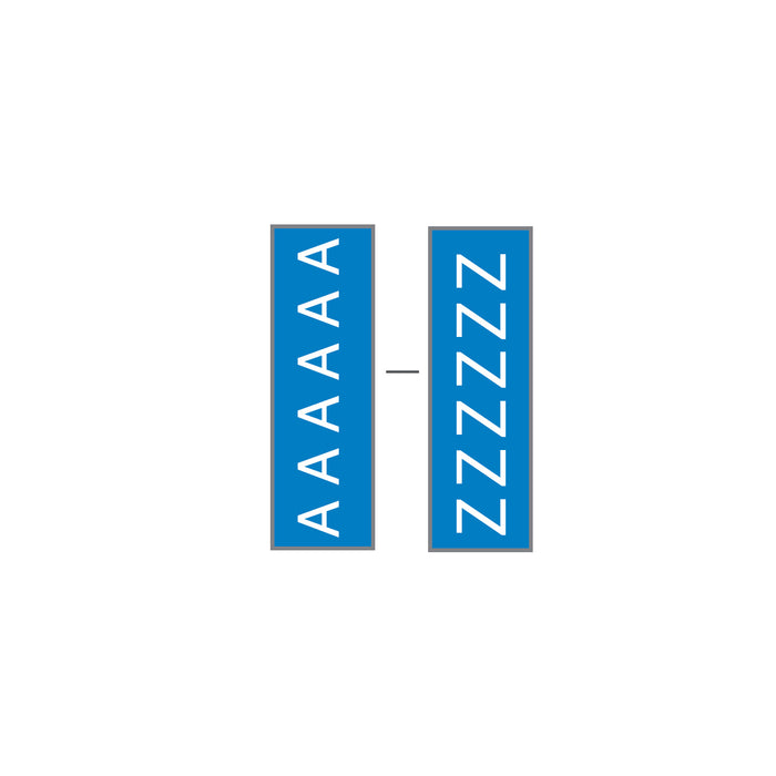 Key Surgical Sheet Tape (Blue-ALPHABET) - T-910-02