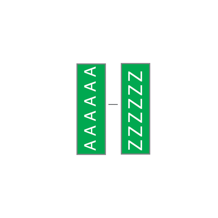 Key Surgical Sheet Tape (Green-ALPHABET) - T-910-03