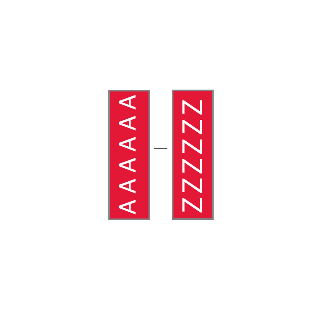 Key Surgical Sheet Tape (Red-ALPHABET) - T-910-04