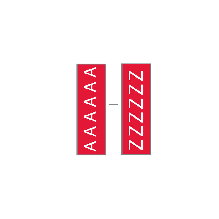 Key Surgical Sheet Tape (Red-ALPHABET) - T-910-04