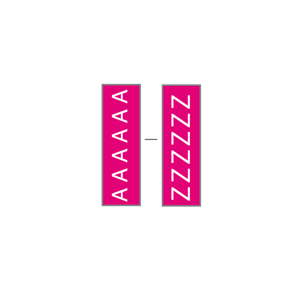 Key Surgical Sheet Tape (Fuchsia-ALPHABET) - T-910-04