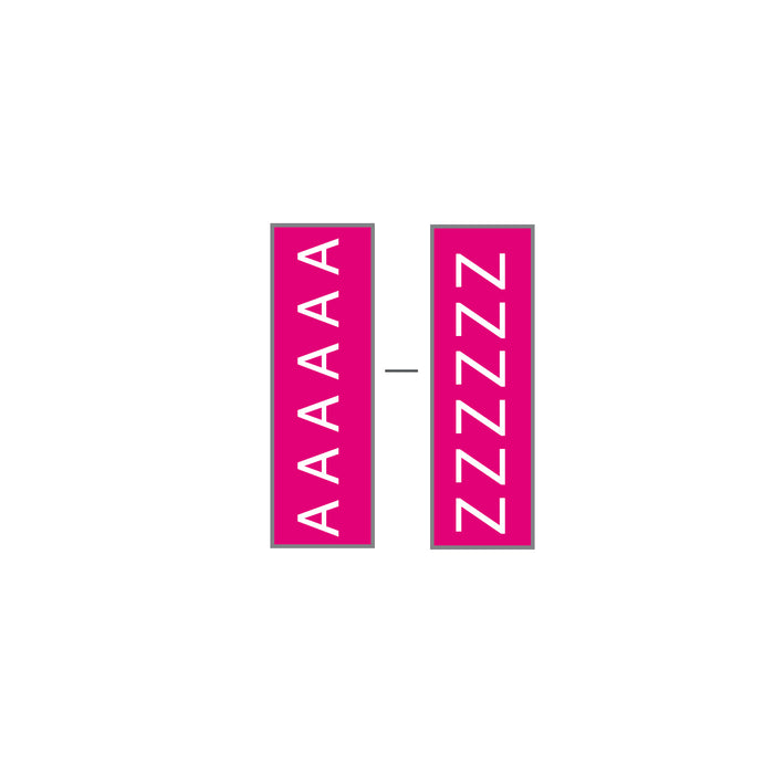 Key Surgical Sheet Tape (Fuchsia-ALPHABET) - T-910-04