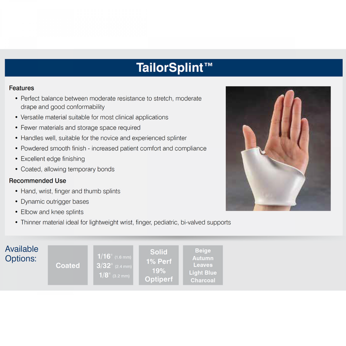 Rolyan Radial-Based Thumb Spica | Forearm Based Precuts — Serfinity Medical