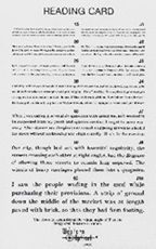Reading Test Card