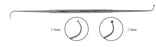 BR Surgical - Maxillary Ostium Seeker 8 Inch Length Double-ended, 1 mm / 2 mm Ball Tips - BR46-43417