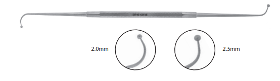BR Surgical Sinus Seeker 7 Inch Double Ended, Ball - BR46-43418