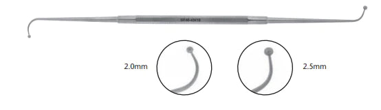 BR Surgical - Sinus Seeker 7 Inch Double-ended, Ball - BR46-43418