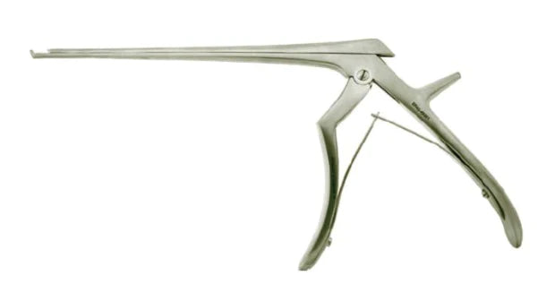 BR Surgical - Rongeur Kerrison 40° Angled Up Tip Double Action, Double Spring Plier Type Handle 3 mm Bite X 8 Inch Length - BR40-49003