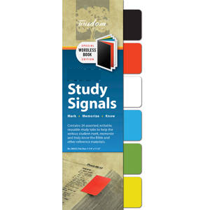 Tabbies Study Signals Sheets, "Bold Assorted" - 1-1/2"H x 1-1/2"W, 10 pack per Box - 58253