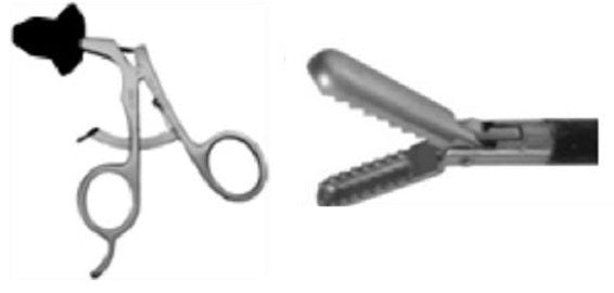 Davol Type Grasper Scooped